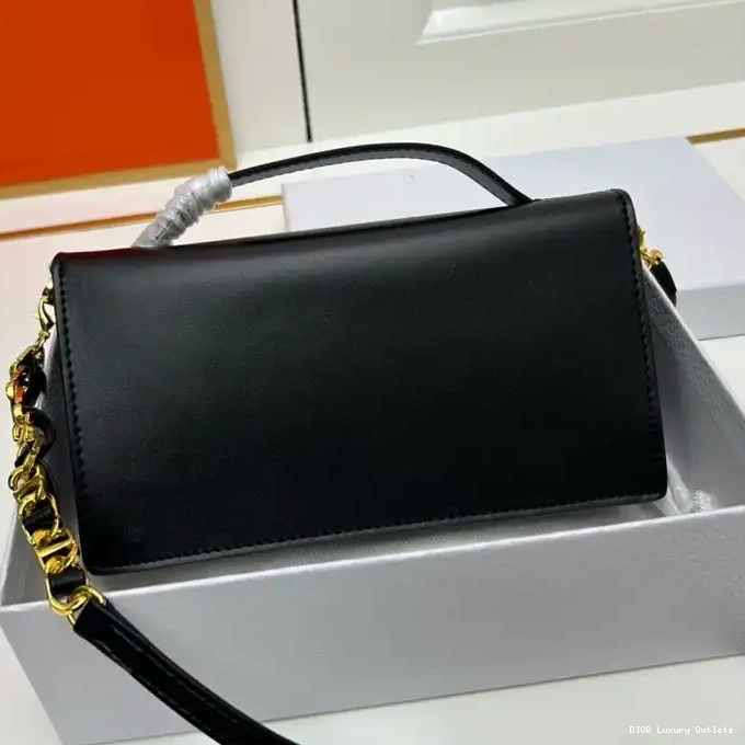Cheap Calfskin CD Signature Black Mini Bag Dior 0324 Luxury